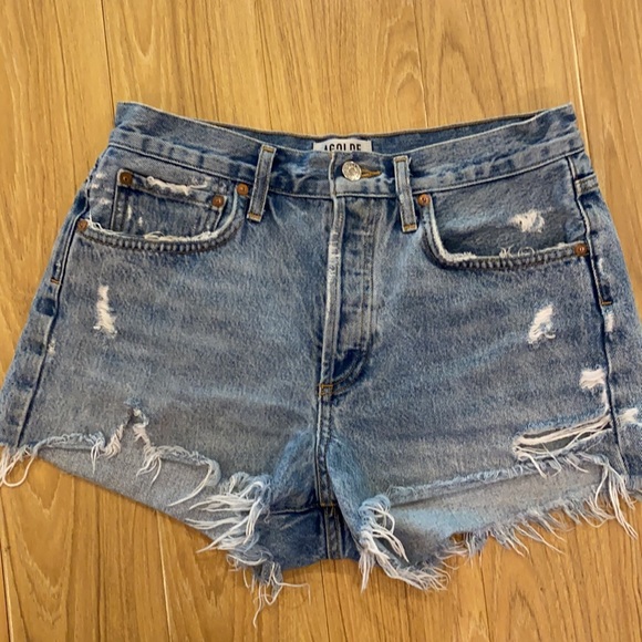 Agolde Parker Short (Swampeet) - Picture 3 of 5